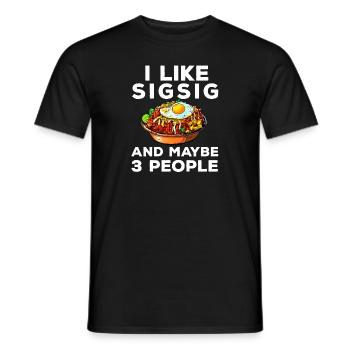 Philippines Philippines Femmes Hommes Cuisine philippine - T-shirt homme - noir - Devant - AI Model Male 178 light (178cm)