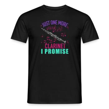 Joueur de clarinette pour fille Femmes Fille Drôle - T-shirt homme - noir - Devant - AI Model Male 178 light (178cm)