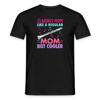 Joueur de clarinette pour fille Femmes Fille Drôle - T-shirt homme - noir - Devant - AI Model Male 178 light (178cm)