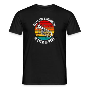 Lustiger Euphoniumspieler für Männer Frauen Euphonist - Männer T-Shirt - Schwarz - Vorne - AI Model Male 178 light (178cm)