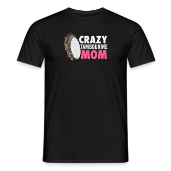 Tamburin für Männer Frauen Lustiger Tamburinspieler - Männer T-Shirt - Schwarz - Vorne - AI Model Male 178 light (178cm)