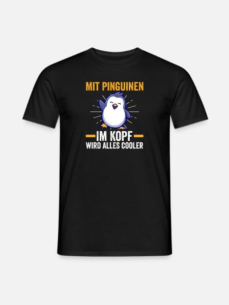 Cute Penguin - Men's T-Shirt - black