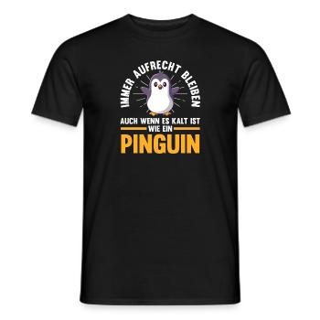 Süße Pinguin - Männer T-Shirt - Schwarz - Vorne - AI Model Male 178 light (178cm)