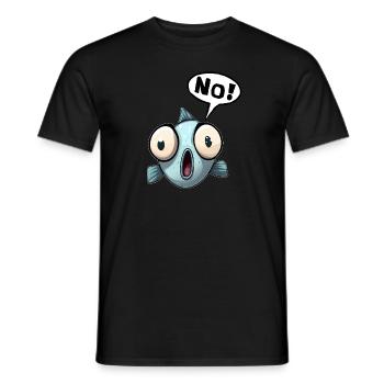 NO Anti bä(h) igitt iihhh pfui - Männer T-Shirt - Schwarz - Vorne - AI Model Male 178 light (178cm)
