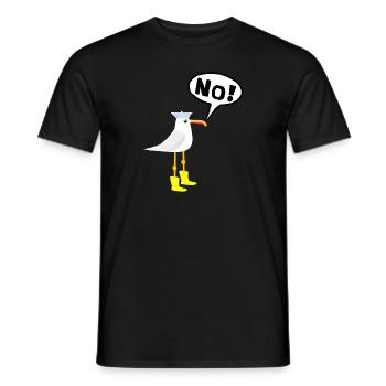 Nein, heute nicht - Männer T-Shirt - Schwarz - Vorne - AI Model Male 178 light (178cm)