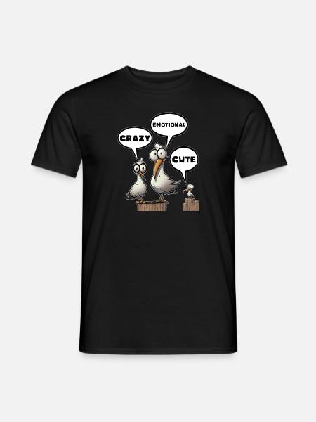 Lieblings Mensch - Mit Ecken und Kanten - Die Möwe - Männer T-Shirt - Schwarz