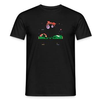 100 Tage Schulkatze ES IST IN ORDNUNG, MIR GEHT ES GUT - Männer T-Shirt - Schwarz - Vorne - AI Model Male 178 light (178cm)