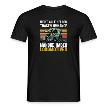 Model Railroad Model Train Train Railroad Railroad Railroad Railroad Model Train Model Train Model T - Men's T-Shirt - black - Front - AI Model Male 178 light (178cm)