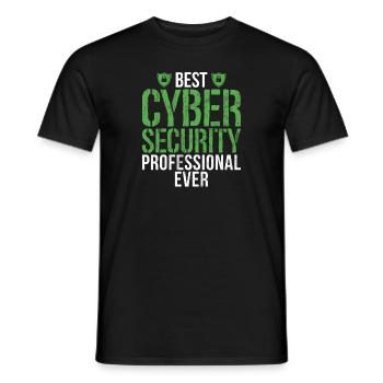 Cyber-sicherheits-hacker-hacking - Männer T-Shirt - Schwarz - Vorne - AI Model Male 178 light (178cm)