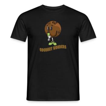 Coconut Lover Juice Beach Tropical Summer - Men's T-Shirt - black - Front - AI Model Male 178 light (178cm)
