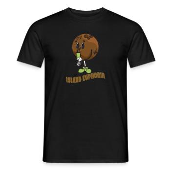 Coconut Lover Juice Beach Tropical Summer - Men's T-Shirt - black - Front - AI Model Male 178 light (178cm)