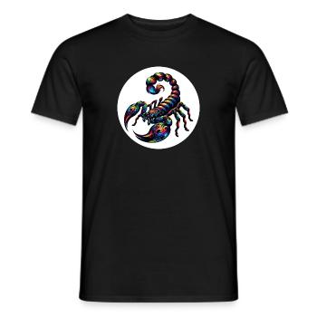 Scorpion - Men's T-Shirt - black - Front - AI Model Male 178 light (178cm)