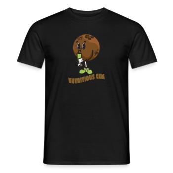 Coconut Lover Juice Beach Tropical Summer - Men's T-Shirt - black - Front - AI Model Male 178 light (178cm)