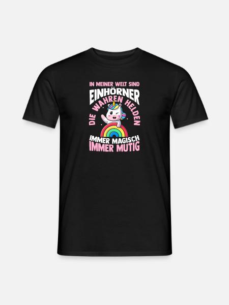Licorne - T-shirt homme - noir