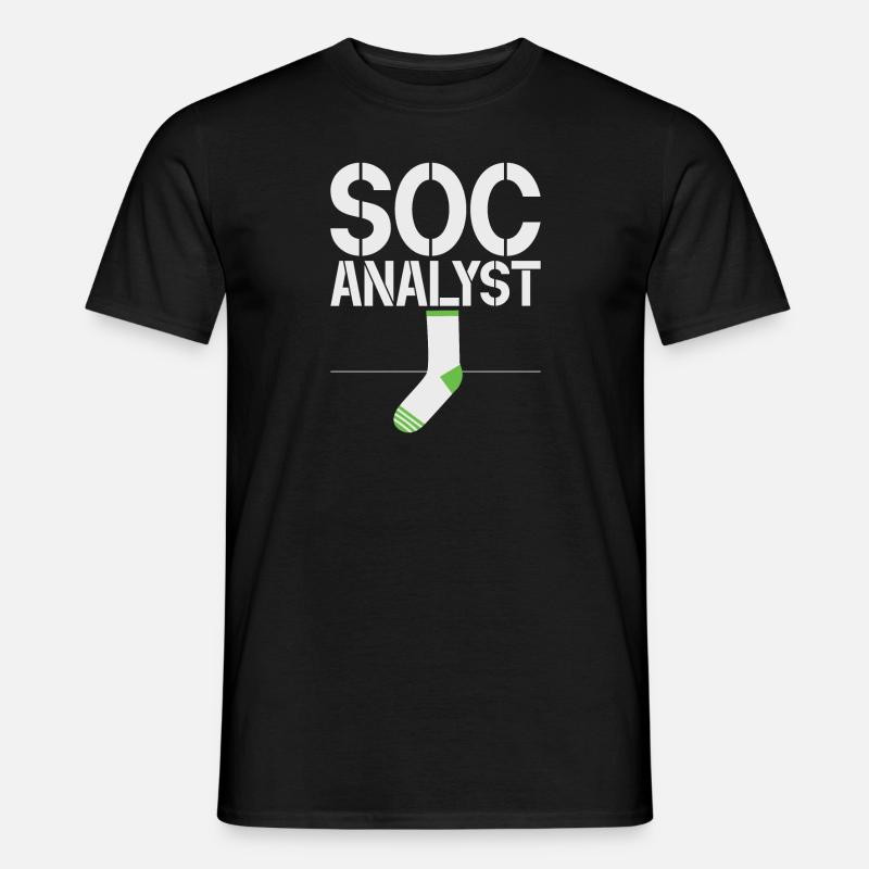 Cyber security hacker hacking - Men's T-Shirt - black