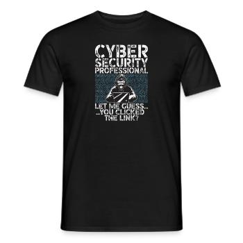 Cyber-sicherheits-hacker-hacking - Männer T-Shirt - Schwarz - Vorne - AI Model Male 178 light (178cm)