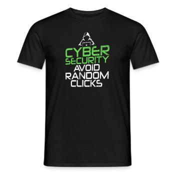 Cyber-sicherheits-hacker-hacking - Männer T-Shirt - Schwarz - Vorne - AI Model Male 178 light (178cm)