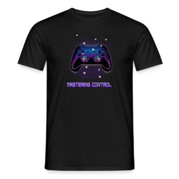 Gamers Video Gaming Geek Console Contrôleur de jeu - T-shirt homme - noir - Devant - AI Model Male 178 light (178cm)