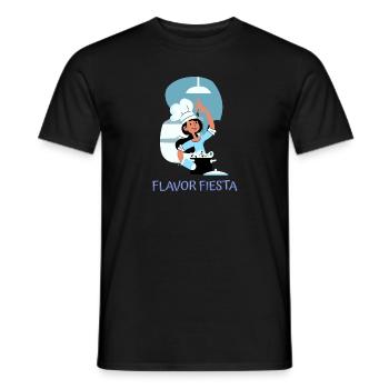 Chef Cook Kitchen Culinary Retro Bake Restaurant - Men's T-Shirt - black - Front - AI Model Male 178 light (178cm)