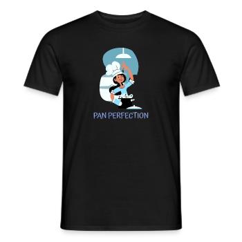 Chef Cook Kitchen Culinary Retro Bake Restaurant - Men's T-Shirt - black - Front - AI Model Male 178 light (178cm)