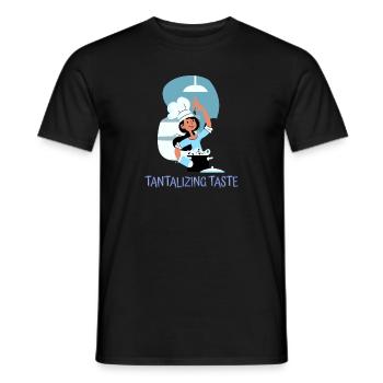 Chef Cook Kitchen Culinary Retro Bake Restaurant - Men's T-Shirt - black - Front - AI Model Male 178 light (178cm)