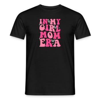 In meiner Mama-Ära Groovy Blume Schmetterlingsmuster Mama - Männer T-Shirt - Schwarz - Vorne - AI Model Male 178 light (178cm)