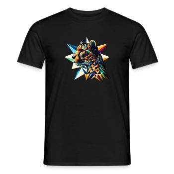 Cheetah - Men's T-Shirt - black - Front - AI Model Male 178 light (178cm)