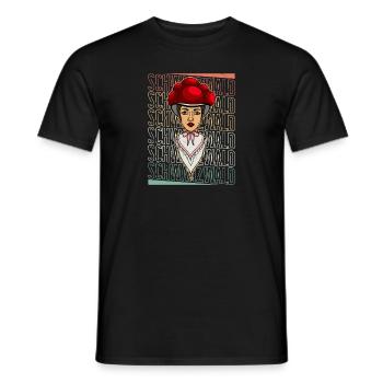Schwarzwaldmädel Schwarzwald Rétro allemand - T-shirt homme - noir - Devant - AI Model Male 178 light (178cm)
