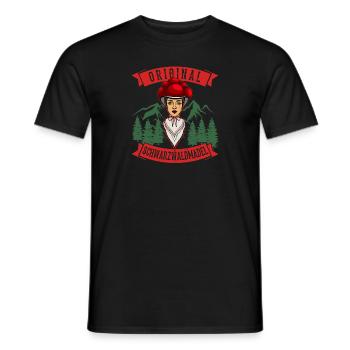 Original Schwarzwaldmädel Schwarzwald Allemand - T-shirt homme - noir - Devant - AI Model Male 178 light (178cm)
