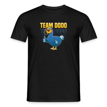 Bird Lover Flying Bird Dodo - Men's T-Shirt - black - Front - AI Model Male 178 light (178cm)