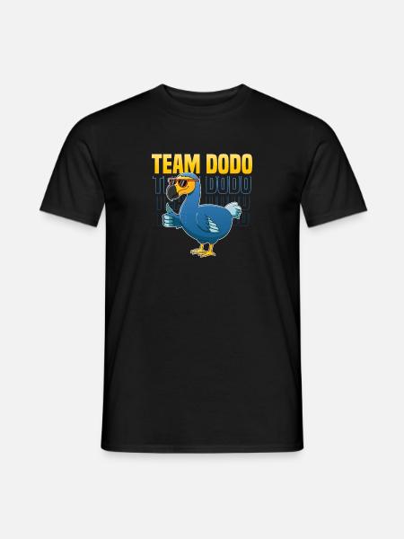 Bird Lover Flying Bird Dodo - Men's T-Shirt - black