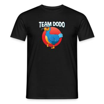 Bird Lover Flying Bird Dodo - Men's T-Shirt - black - Front - AI Model Male 178 light (178cm)
