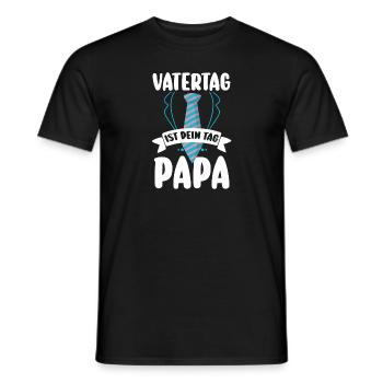 Dad Father's Day Dad - Men's T-Shirt - black - Front - AI Model Male 178 light (178cm)