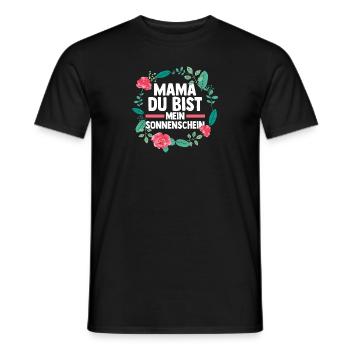 Mom Mother's Day Mom - Men's T-Shirt - black - Front - AI Model Male 178 light (178cm)