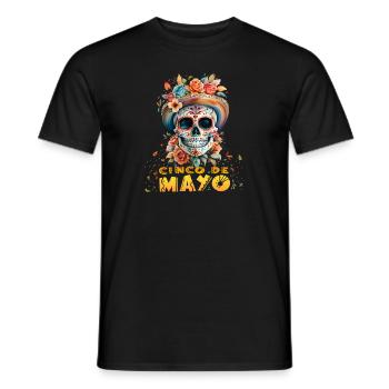 Cinco De Mayo Mädchen Mexikanische Fiesta 5 De Mayo - Männer T-Shirt - Schwarz - Vorne - AI Model Male 178 light (178cm)