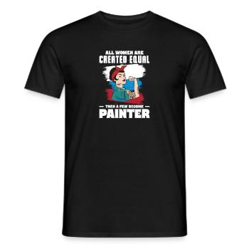 Toutes les femmes sont créées égales Puis quelques-unes sont devenues - T-shirt homme - noir - Devant - AI Model Male 178 light (178cm)