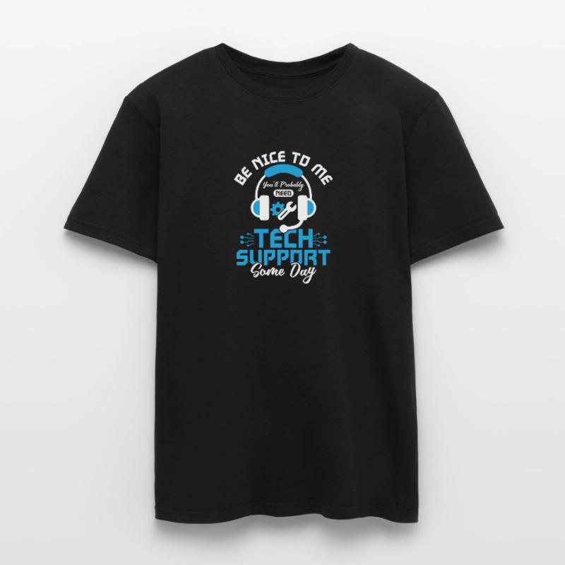 Before You Bother Me Tech Support Computer Männer T-Shirt