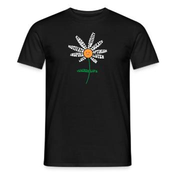 Teacher Life - Teach Love Inspire Teachers - Men's T-Shirt - black - Front - AI Model Male 178 light (178cm)