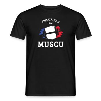 I Can't I Have Bodybuilding Bodybuilding Gym - Men's T-Shirt - black - Front - AI Model Male 178 light (178cm)