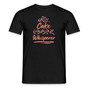 Cake Whisperer Pastry Maker Baker Confectioner - Männer T-Shirt - Schwarz - Vorne - AI Model Male 178 light (178cm)