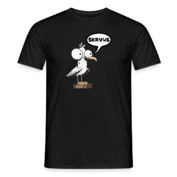 Servus - Men's T-Shirt - black - Front - AI Model Male 178 light (178cm)