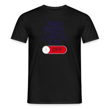 School's Out Forever Retirement 2024 Retired - Männer T-Shirt - Schwarz - Vorne - AI Model Male 178 light (178cm)