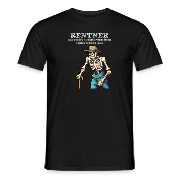 Pensioner - Men's T-Shirt - black - Front - AI Model Male 178 light (178cm)