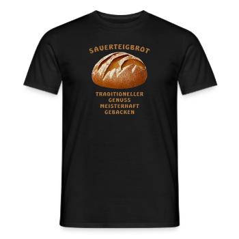 BREAD TRADITIONAL GOURMET MASTER - Men's T-Shirt - black - Front - AI Model Male 178 light (178cm)