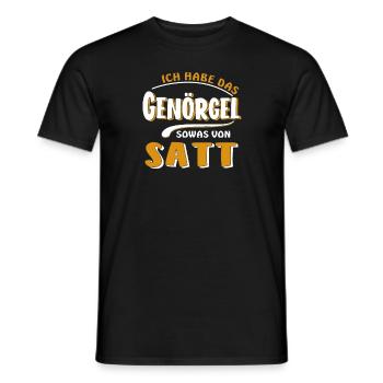 J’EN AI MARRE DES HARCÈLEMENTS - T-shirt homme - noir - Devant - AI Model Male 178 light (178cm)