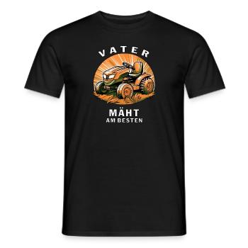 TONDEUSE À GAZON FATHER TOND LE MIEUX - T-shirt homme - noir - Devant - AI Model Male 178 light (178cm)