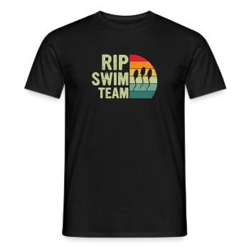 Rip Swim Team Drôle Vasectomie Récupération Cadeau - T-shirt homme - noir - Devant - AI Model Male 178 light (178cm)