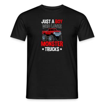 Voiture Véhicule tout-terrain Monster Truck Monster Truck - T-shirt homme - noir - Devant - AI Model Male 178 light (178cm)