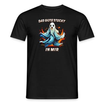 GEIST DAS GUTE STECKT IN MIR - Männer T-Shirt - Schwarz - Vorne - AI Model Male 178 light (178cm)