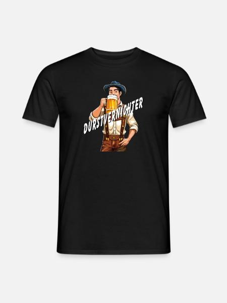 MAN Beer - Men's T-Shirt - black